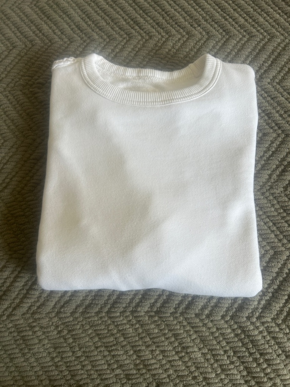 aerie White Crewneck Sweatshirt